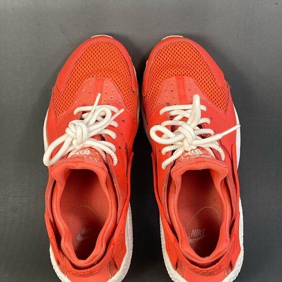 Nike Women's Air Huarache Run SE Rush Coral sneaker shoe size 8.5 - Picture 5 of 8